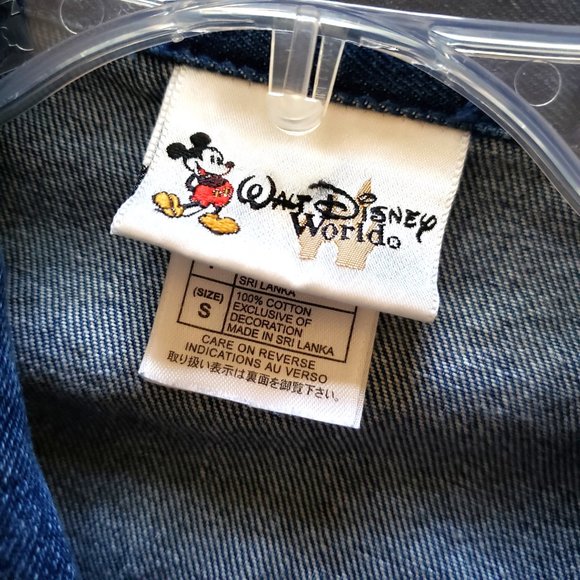 Walt Disney World Vintage MGM Studios Hollywood studios Denim Trucker Jacket - Picture 3 of 5